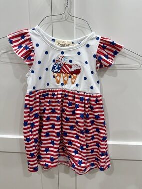 Patriotic dress with ice cream cones